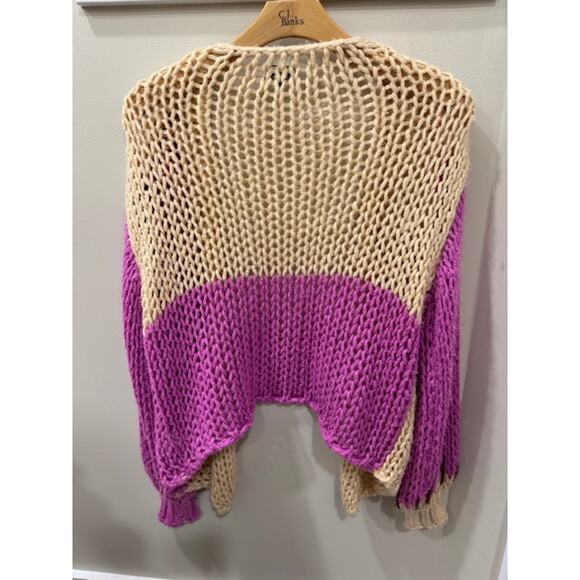 SAACHI Colorblock Patchwork Cardigan - Picture 2 of 2